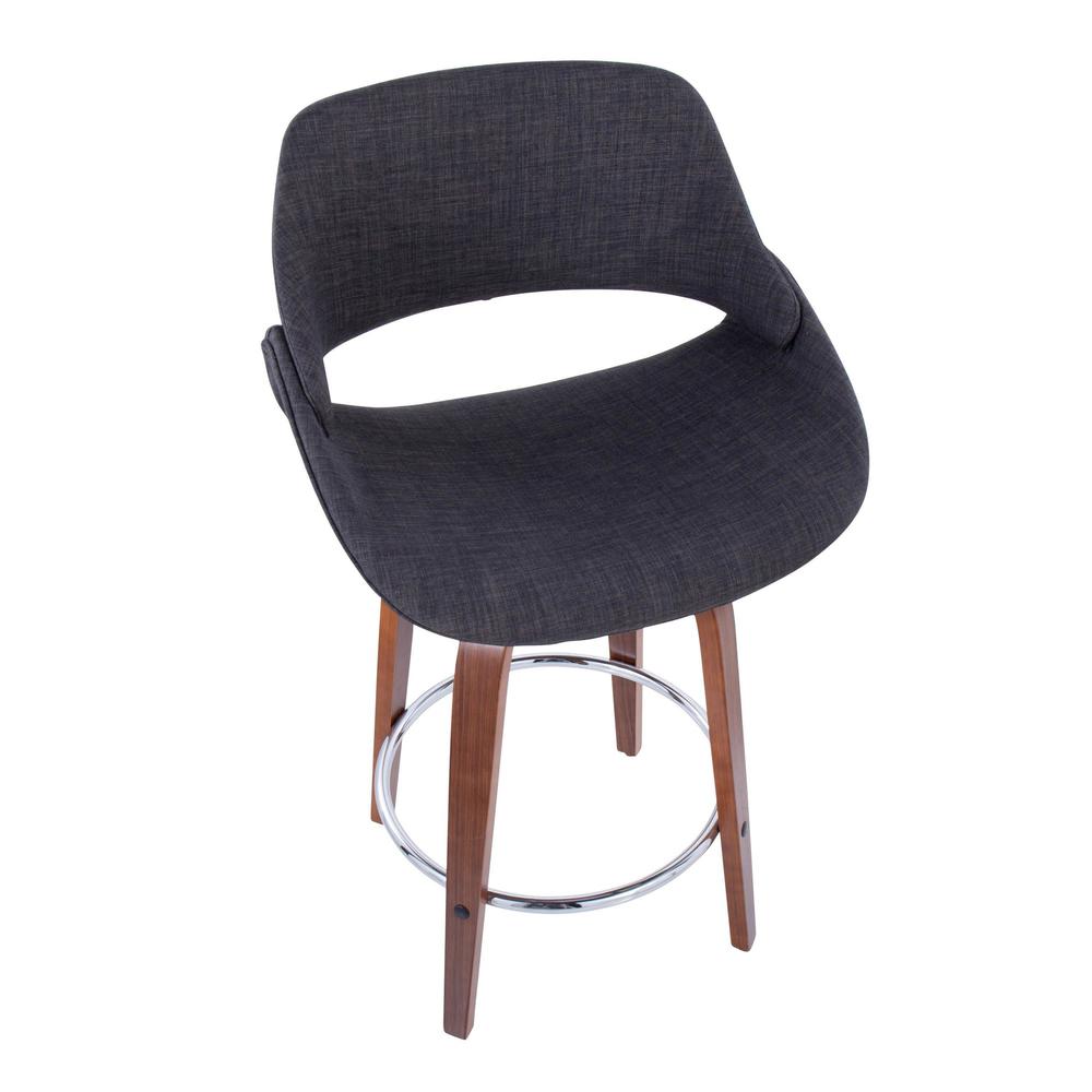 Multi Fabrico 26" Fixed-Height Counter Stool - Set of 2