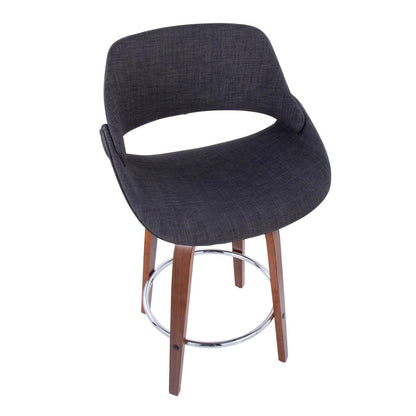 Multi Fabrico 26" Fixed-Height Counter Stool - Set of 2
