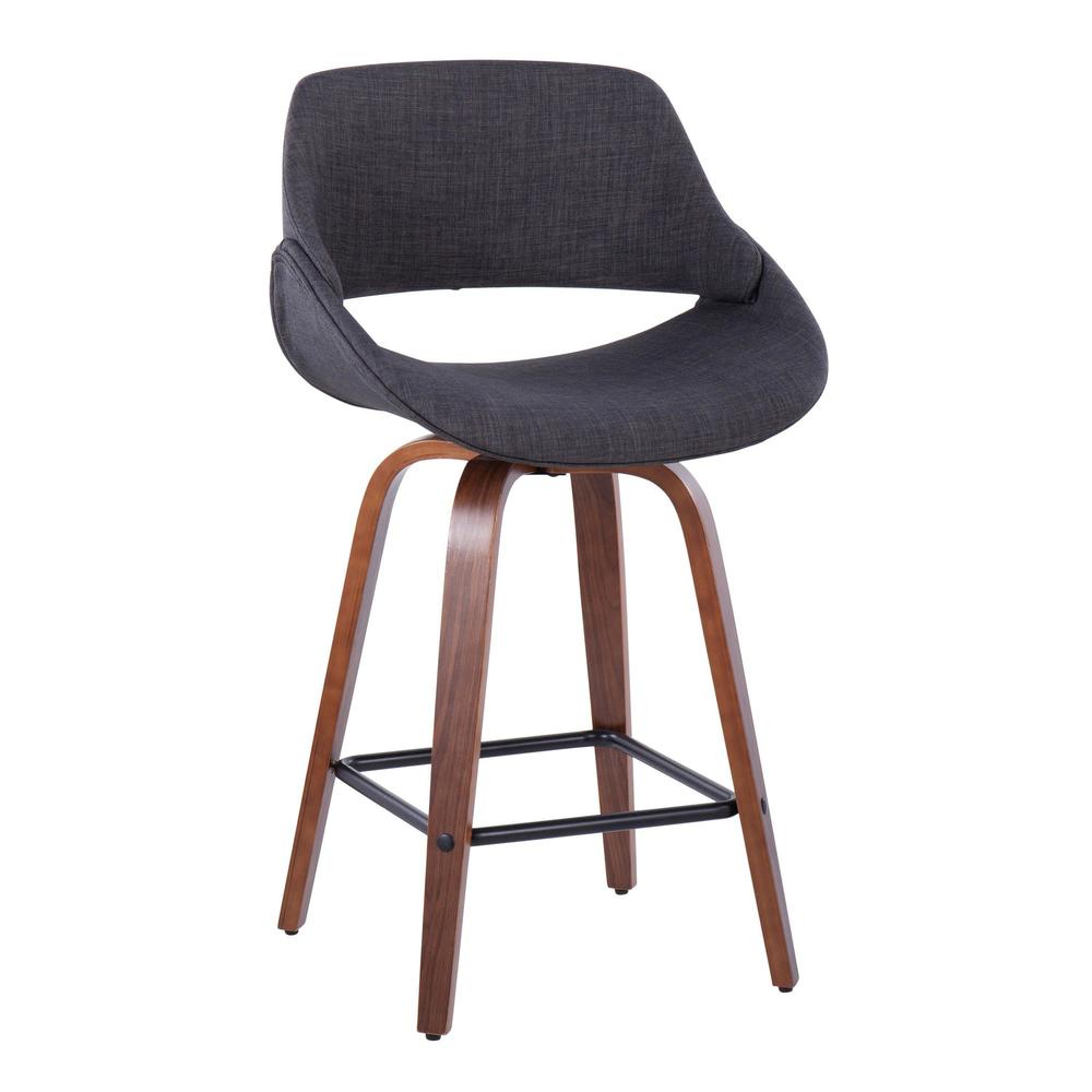 Multi Fabrico 26" Fixed-Height Counter Stool - Set of 2