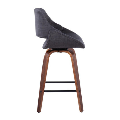 Multi Fabrico 26" Fixed-Height Counter Stool - Set of 2
