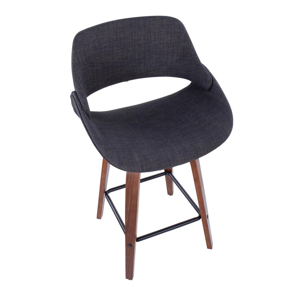 Multi Fabrico 26" Fixed-Height Counter Stool - Set of 2