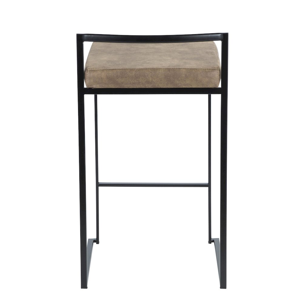 Fuji Stacker 26" Fixed-Height Counter Stool - Set of 3