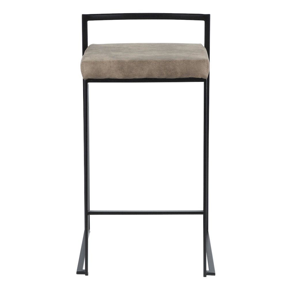 Fuji Stacker 26" Fixed-Height Counter Stool - Set of 3
