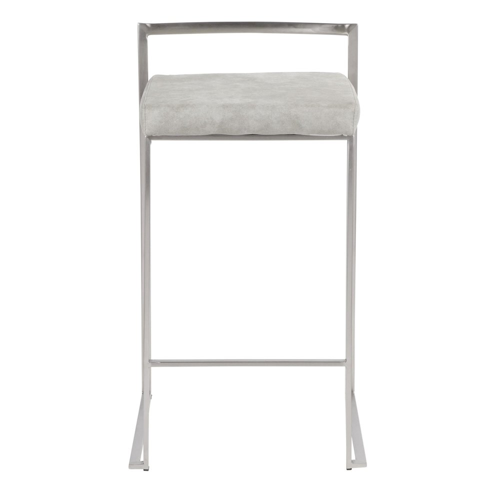 Fuji Stacker 26" Fixed-Height Counter Stool - Set of 3