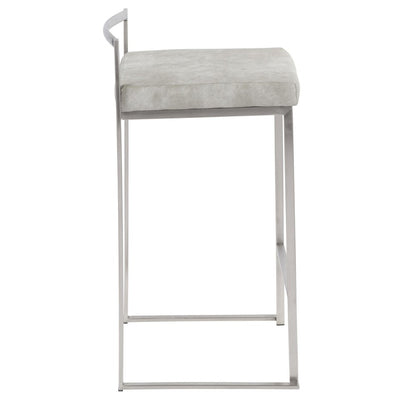 Fuji Stacker 26" Fixed-Height Counter Stool - Set of 3
