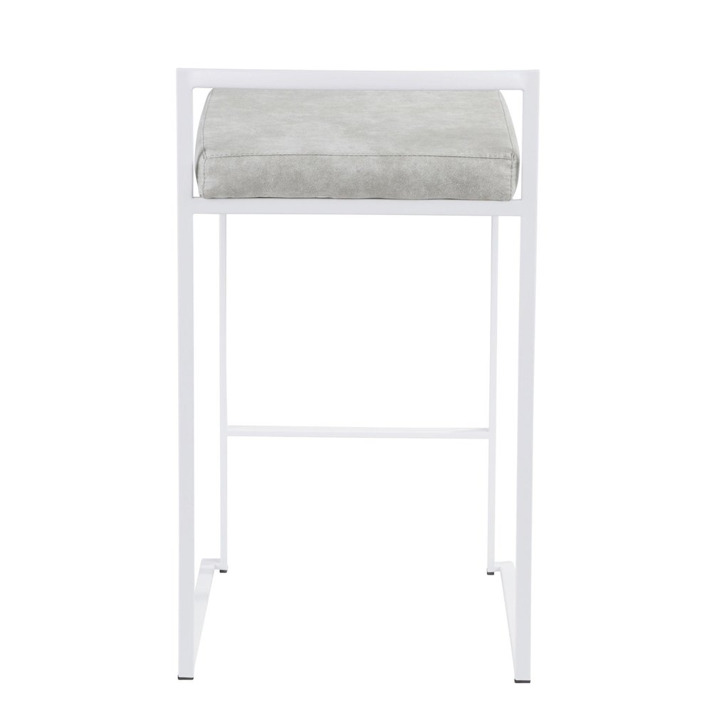 Fuji Stacker 26" Fixed-Height Counter Stool - Set of 3