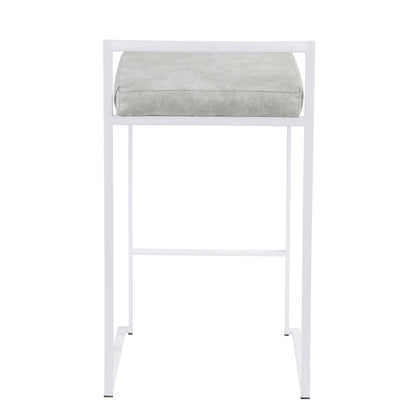 Fuji Stacker 26" Fixed-Height Counter Stool - Set of 3
