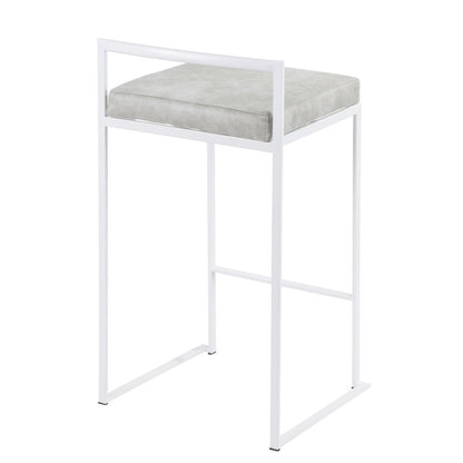 Fuji Stacker 26" Fixed-Height Counter Stool - Set of 3