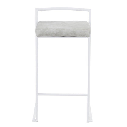 Fuji Stacker 26" Fixed-Height Counter Stool - Set of 3