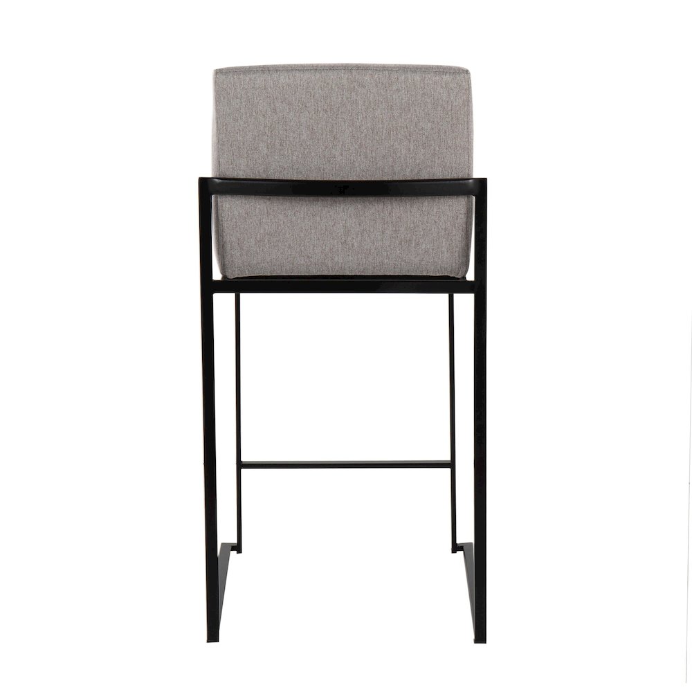 Fuji High Back 26" Fixed-Height Counter Stool - Set of 3