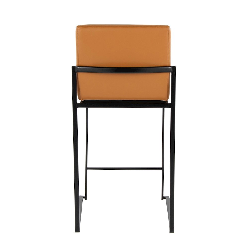 Fuji High Back 26" Fixed-Height Barstool - Set of 2