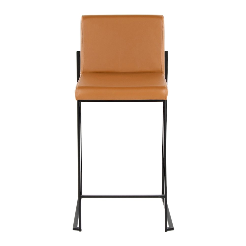 Fuji High Back 26" Fixed-Height Barstool - Set of 2