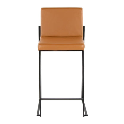 Fuji High Back 26" Fixed-Height Barstool - Set of 2