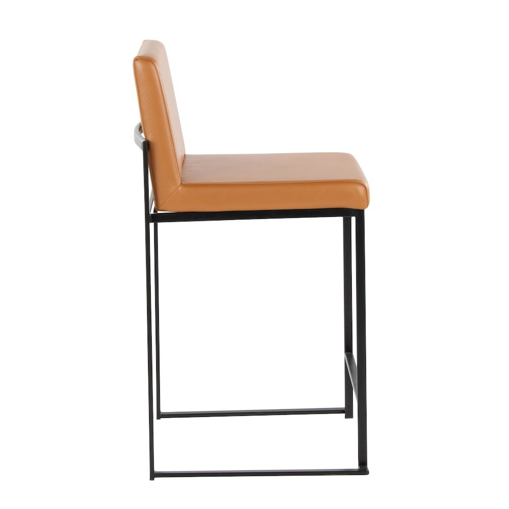 Fuji High Back 26" Fixed-Height Barstool - Set of 2