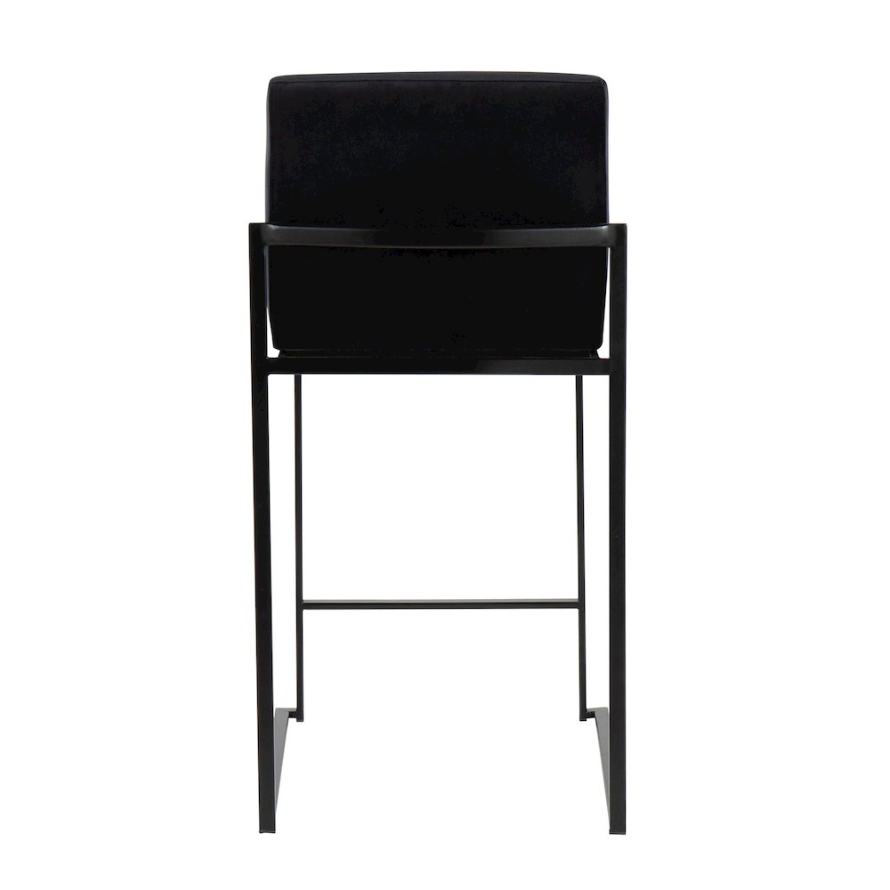 Fuji High Back 26" Fixed-Height Counter Stool - Set of 3
