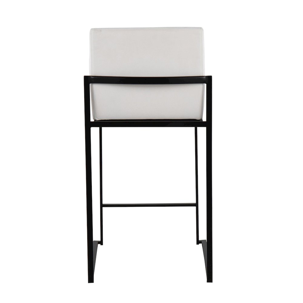 Fuji High Back 26" Fixed-Height Counter Stool - Set of 3