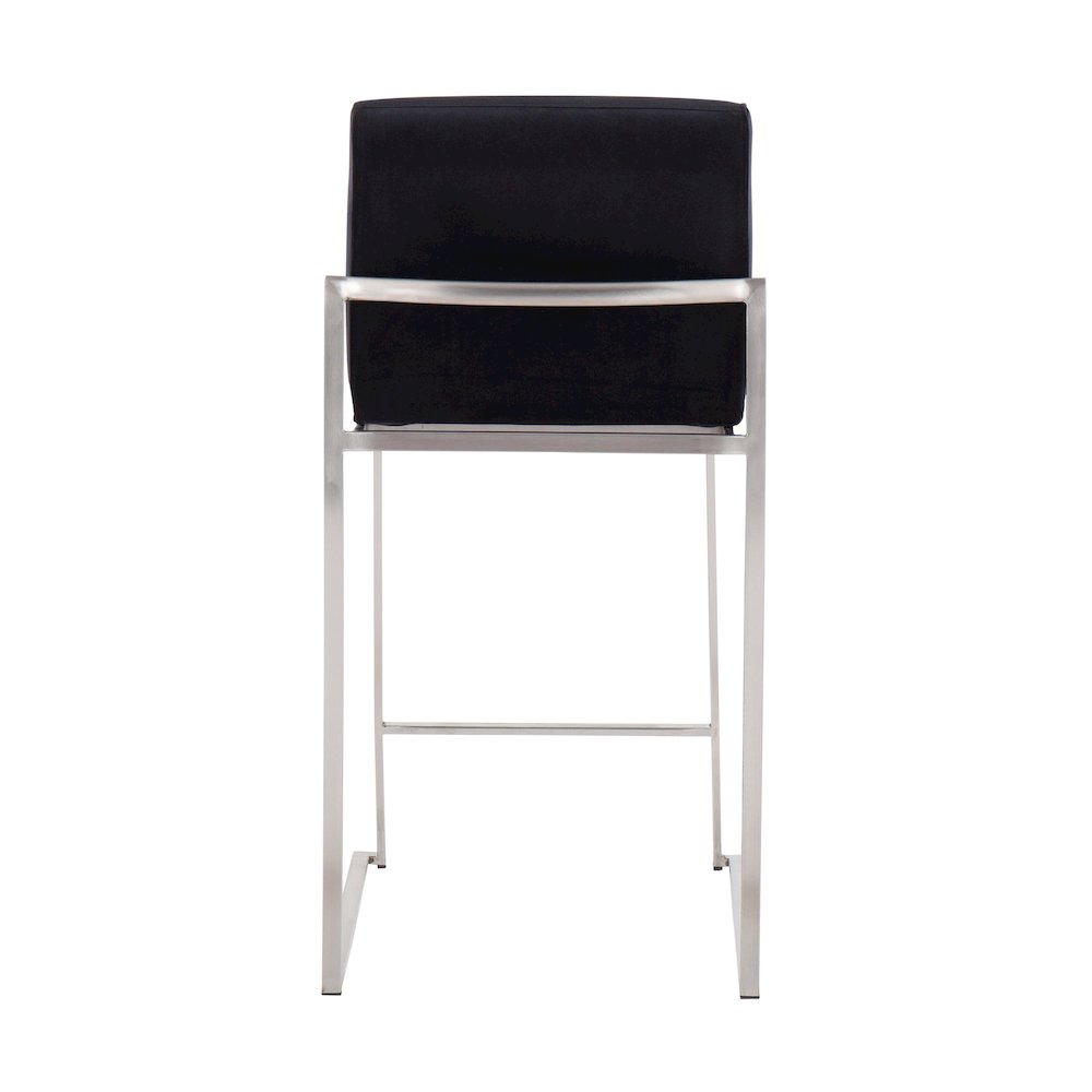 Fuji High Back 26" Fixed-Height Counter Stool - Set of 3