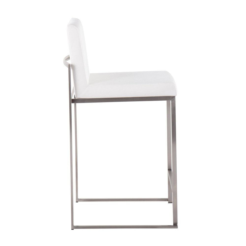 Fuji High Back 26" Fixed-Height Counter Stool - Set of 3