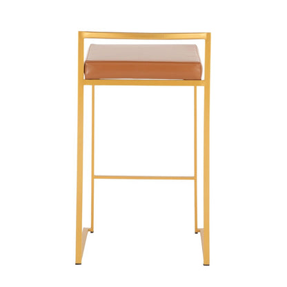 Fuji Stacker 26" Fixed-Height Counter Stool - Set of 3