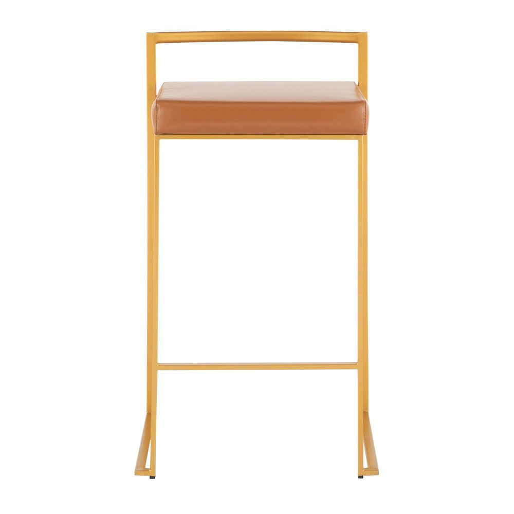 Fuji Stacker 26" Fixed-Height Counter Stool - Set of 3