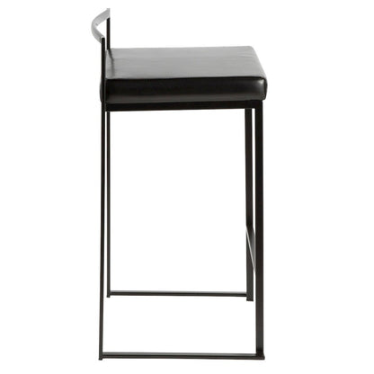 Fuji Stacker 26" Fixed-Height Counter Stool - Set of 3