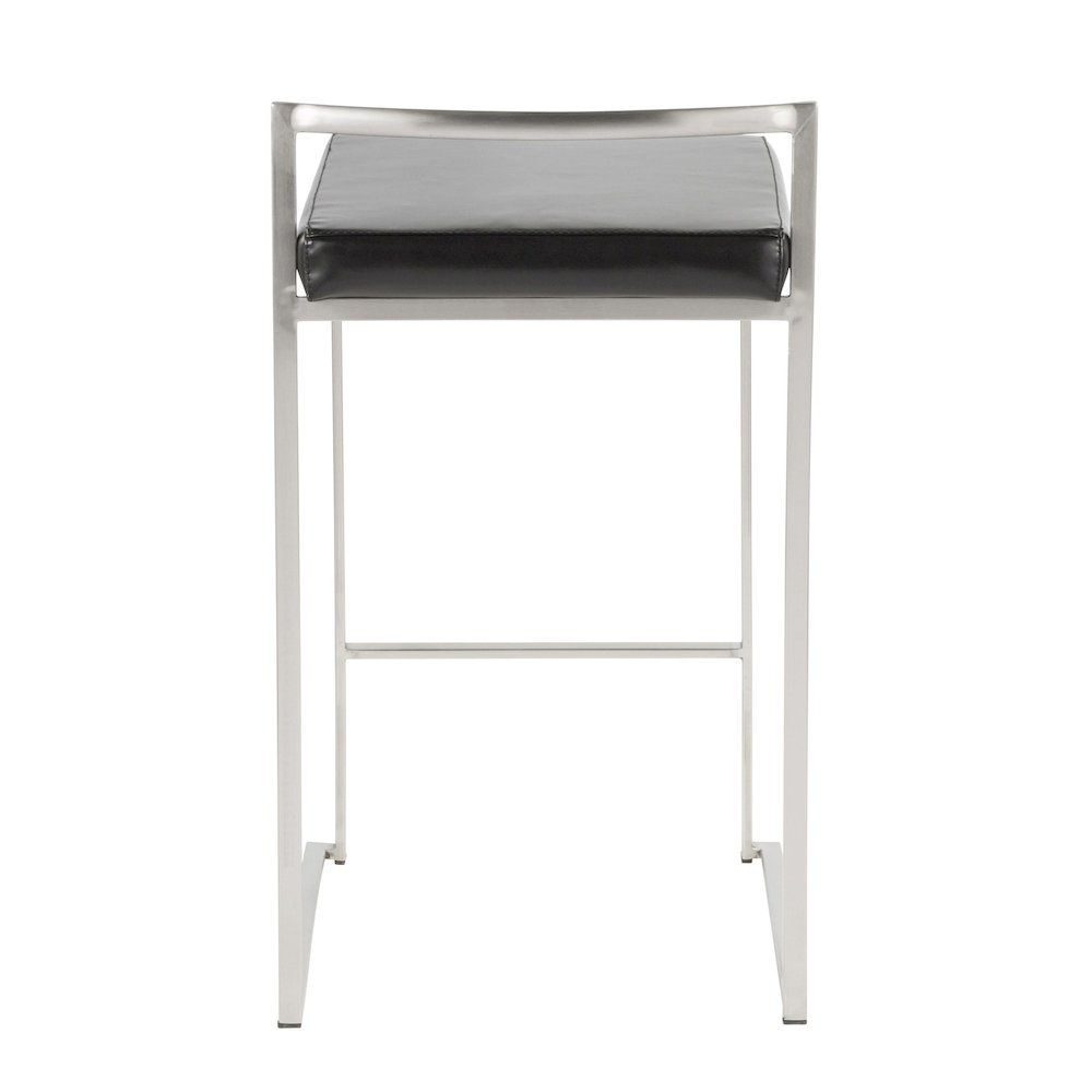 Fuji Stacker 26" Fixed-Height Counter Stool - Set of 3