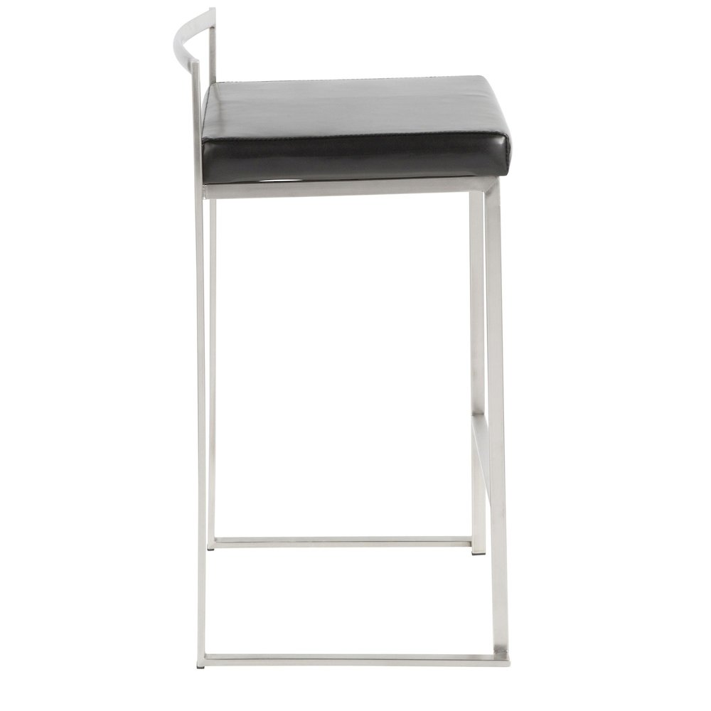 Fuji Stacker 26" Fixed-Height Counter Stool - Set of 3
