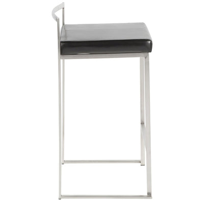 Fuji Stacker 26" Fixed-Height Counter Stool - Set of 3