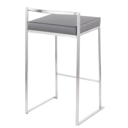 Fuji Stacker 26" Fixed-Height Counter Stool - Set of 3