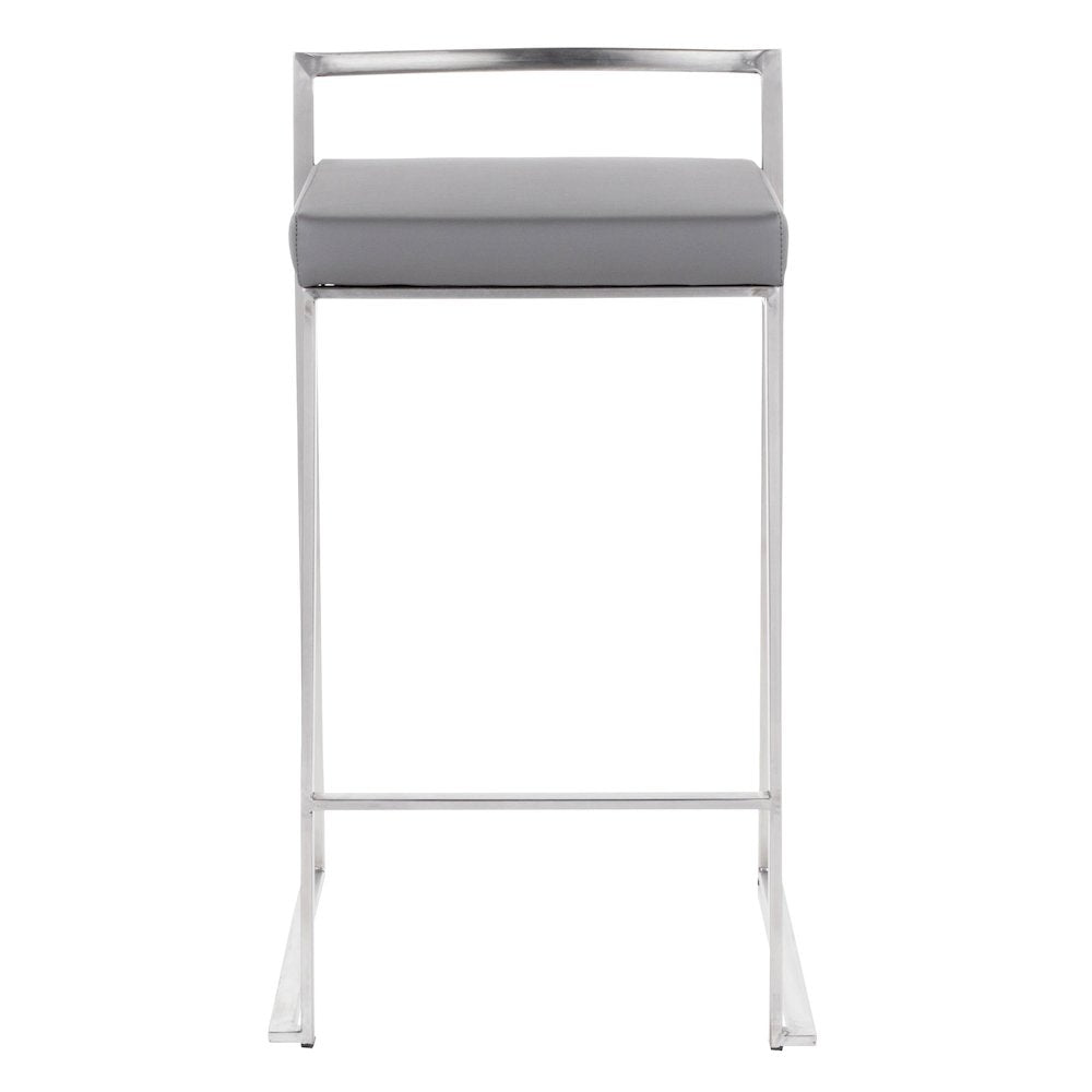 Fuji Stacker 26" Fixed-Height Counter Stool - Set of 3