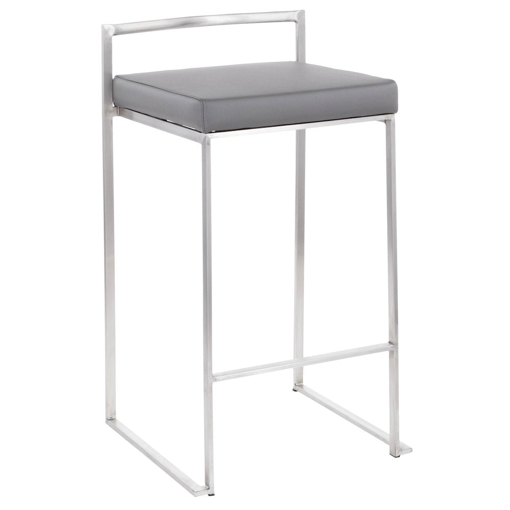 Fuji Stacker 26" Fixed-Height Counter Stool - Set of 3