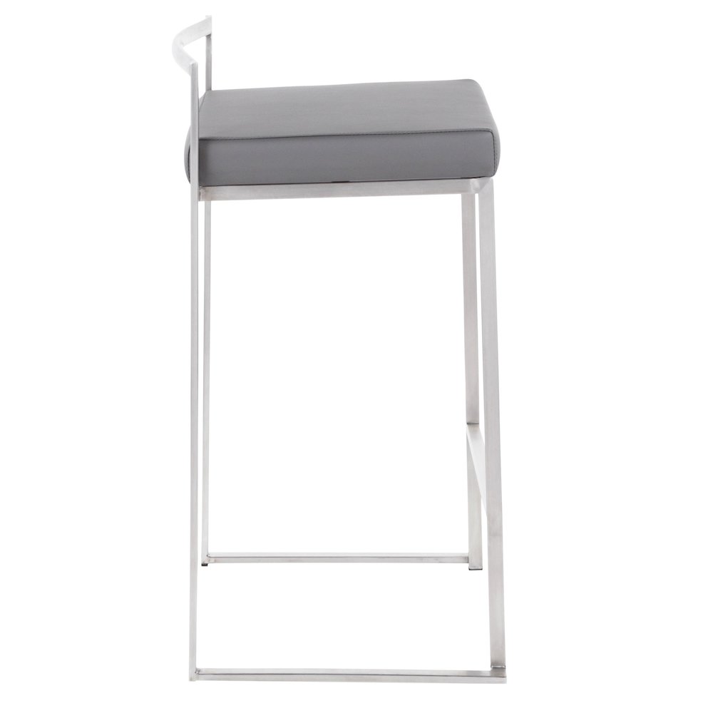 Fuji Stacker 26" Fixed-Height Counter Stool - Set of 3