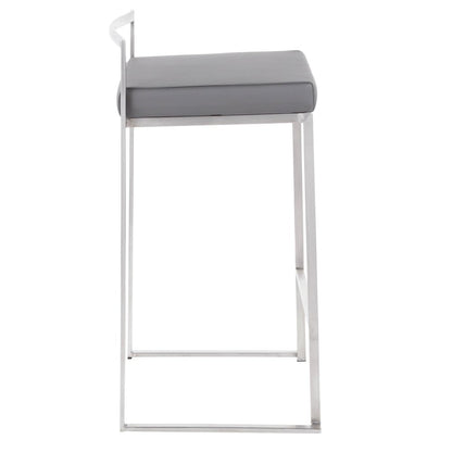 Fuji Stacker 26" Fixed-Height Counter Stool - Set of 3