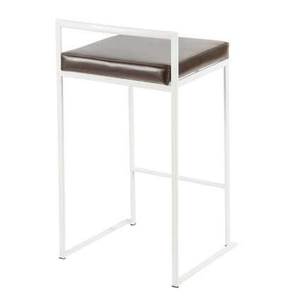 Fuji Stacker 26" Fixed-Height Counter Stool - Set of 3