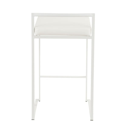 Fuji Stacker 26" Fixed-Height Counter Stool - Set of 3