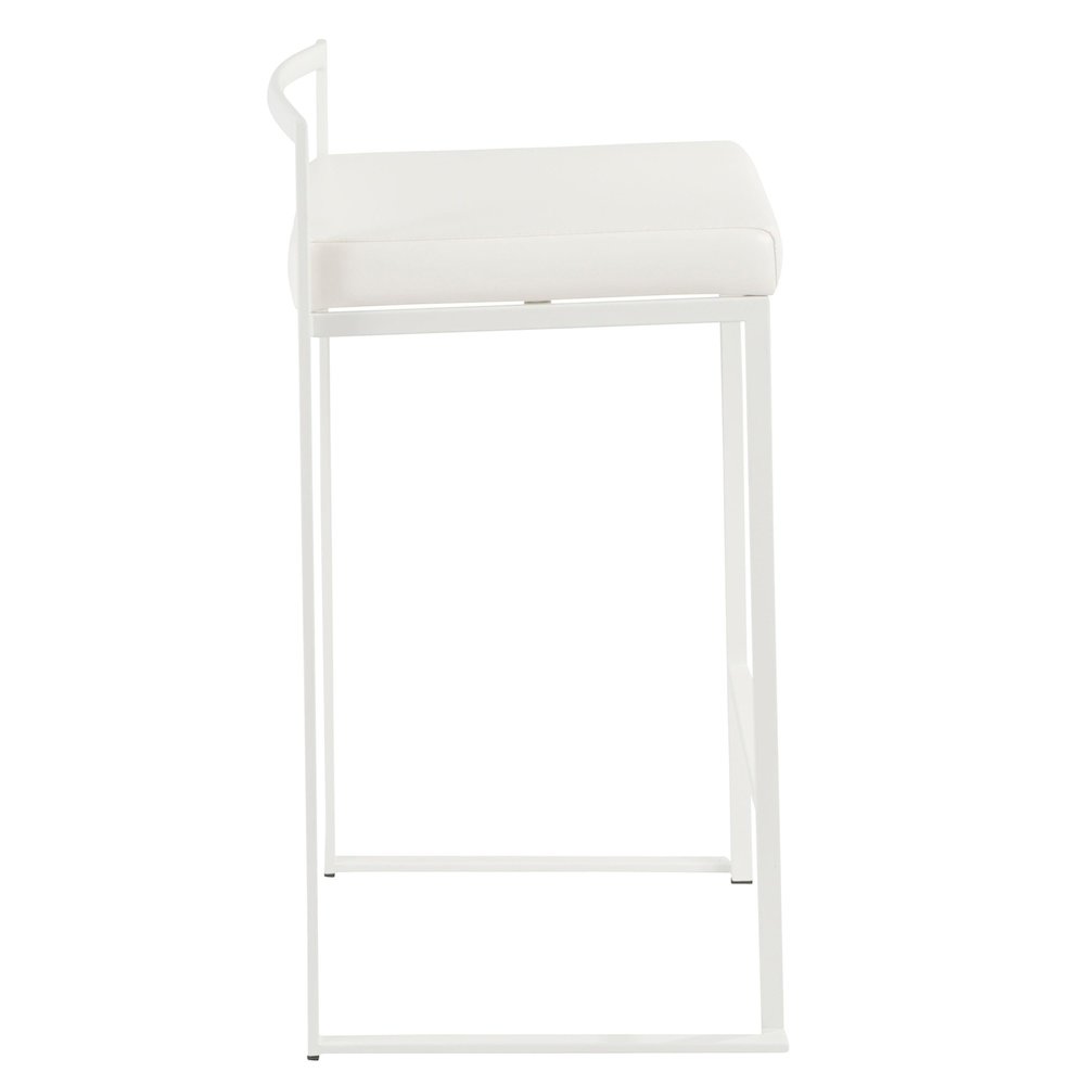 Fuji Stacker 26" Fixed-Height Counter Stool - Set of 3