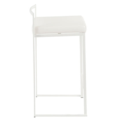 Fuji Stacker 26" Fixed-Height Counter Stool - Set of 3