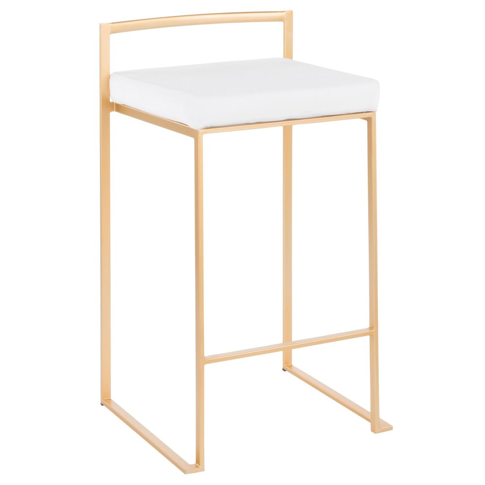 Fuji Stacker 26" Fixed-Height Counter Stool - Set of 3