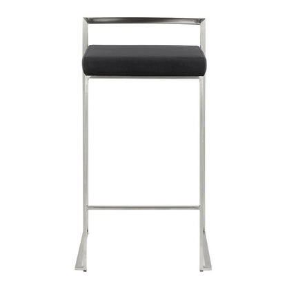 Fuji Stacker 26" Fixed-Height Counter Stool - Set of 3