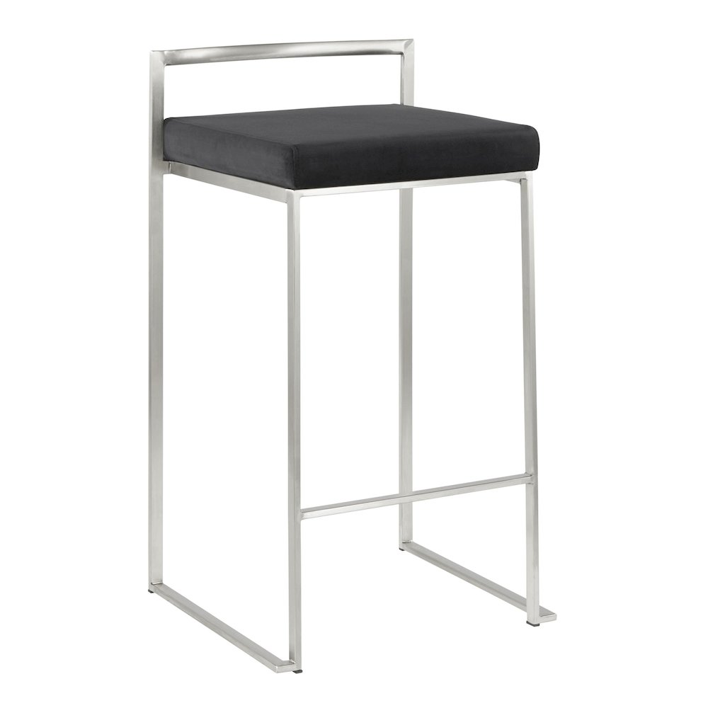Fuji Stacker 26" Fixed-Height Counter Stool - Set of 3