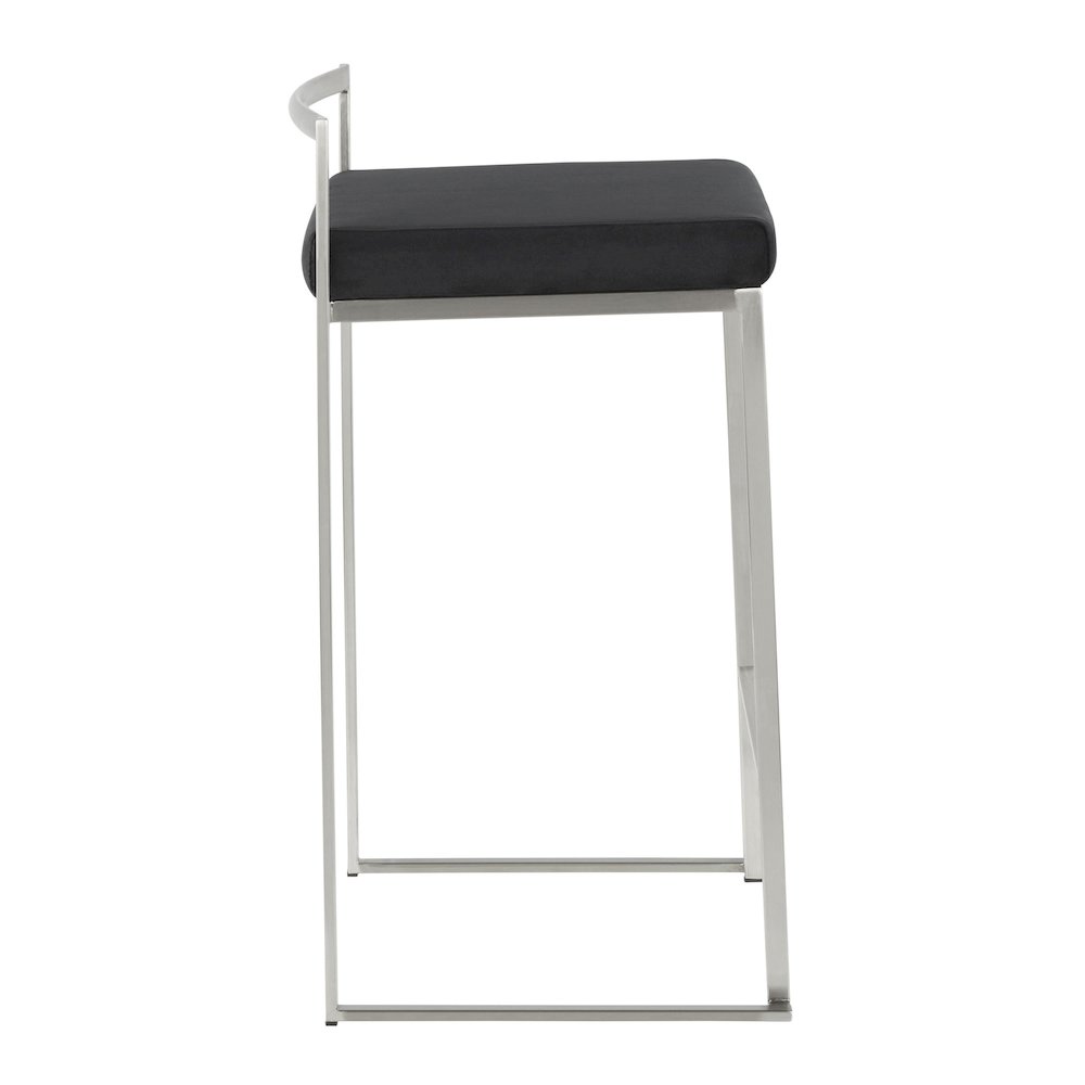 Fuji Stacker 26" Fixed-Height Counter Stool - Set of 3