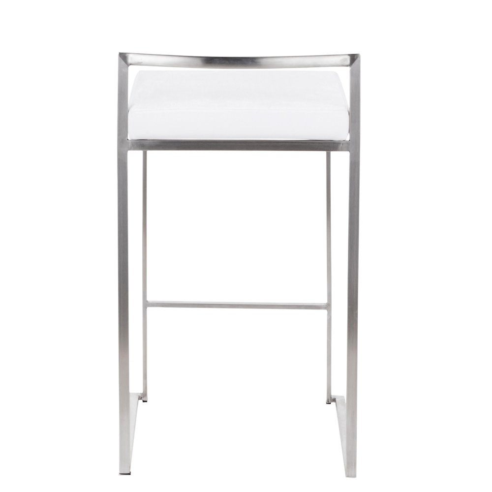Fuji Stacker 26" Fixed-Height Counter Stool - Set of 3
