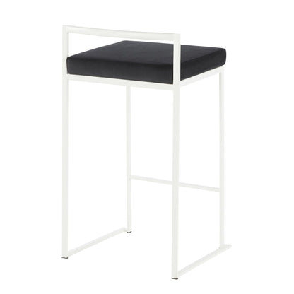 Fuji Stacker 26" Fixed-Height Counter Stool - Set of 3
