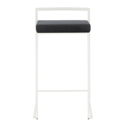 Fuji Stacker 26" Fixed-Height Counter Stool - Set of 3