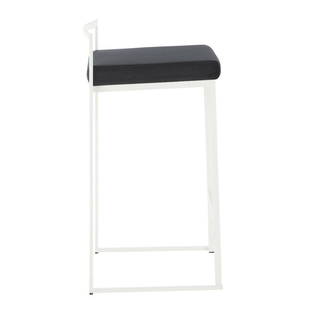 Fuji Stacker 26" Fixed-Height Counter Stool - Set of 3