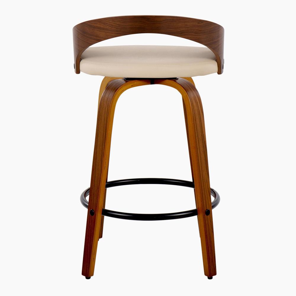 Beige Grotto 26" Fixed-Height Counter Stool - Set of 2