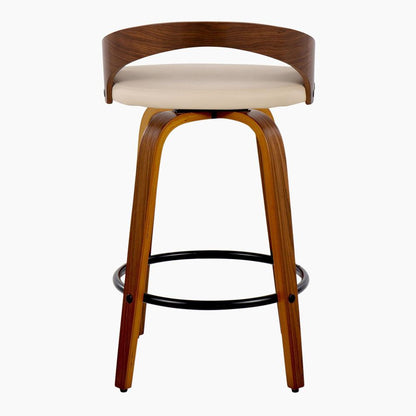 Beige Grotto 26" Fixed-Height Counter Stool - Set of 2