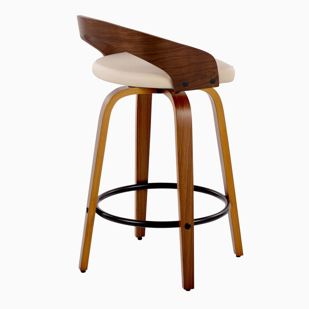 Beige Grotto 26" Fixed-Height Counter Stool - Set of 2