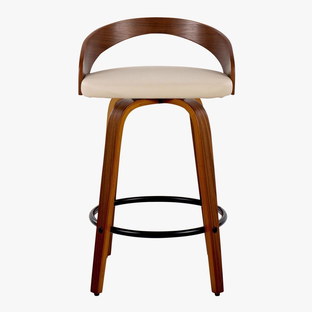 Beige Grotto 26" Fixed-Height Counter Stool - Set of 2