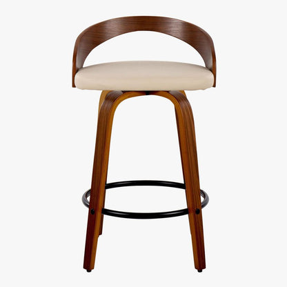 Beige Grotto 26" Fixed-Height Counter Stool - Set of 2